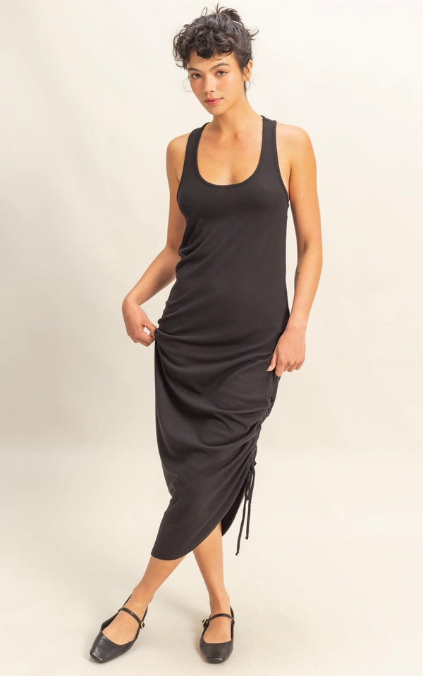 Twisted Tales Ribbed Dress