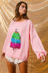 Pink Christmas Sweater