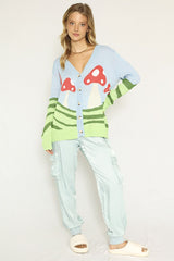 Mushroom Field Cardigan
