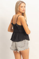 Cleo Tie Top