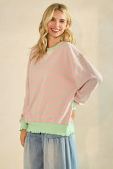 Preston Striped Knit Top