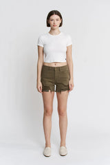 Mica Olive Shorts