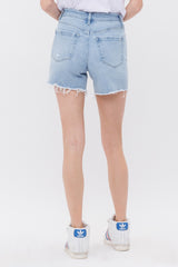 Mica Midi Denim Shorts