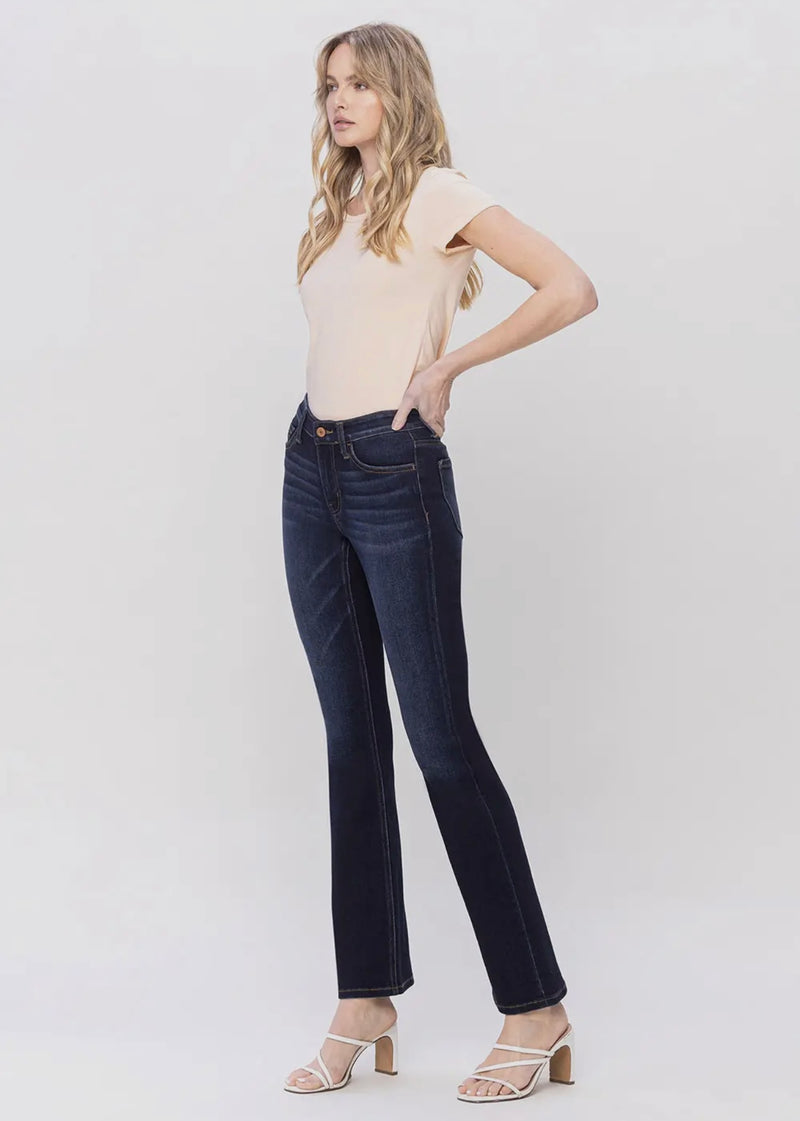 Vervet Mid Rise Dark Bootcut Jeans