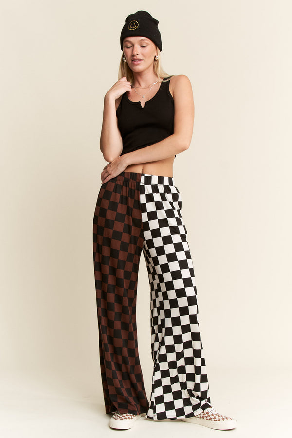 Motley Two Toned Checkered Pants
