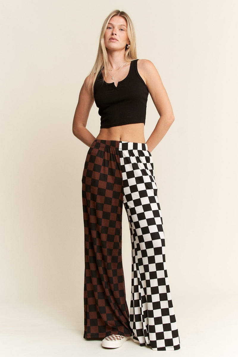 Motley Two Toned Checkered Pants