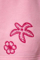 Feelin Beachy Embroidered Sweatshorts