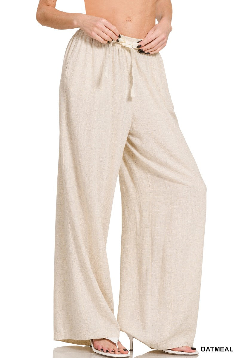 Sandy Linen Pants