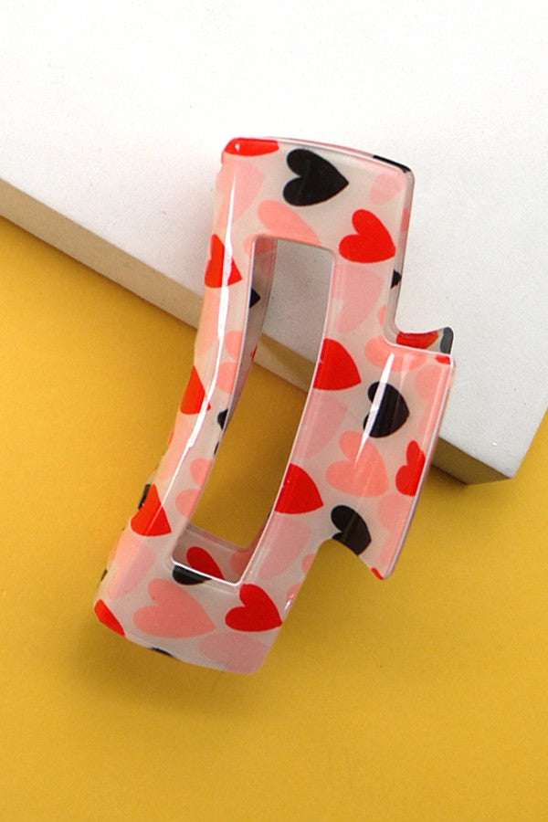 Heart Claw Clips