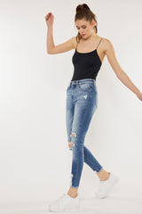 Kancan Fray Hem Skinny Jean