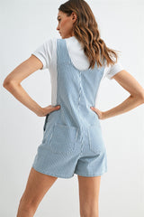 Mica striped Shortalls