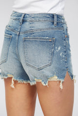 Mica Distressed & Splattered Shorts