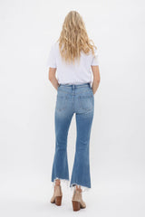 Mica Crop Flare Jeans