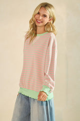 Preston Striped Knit Top