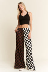 Split Decision Checkered Pants