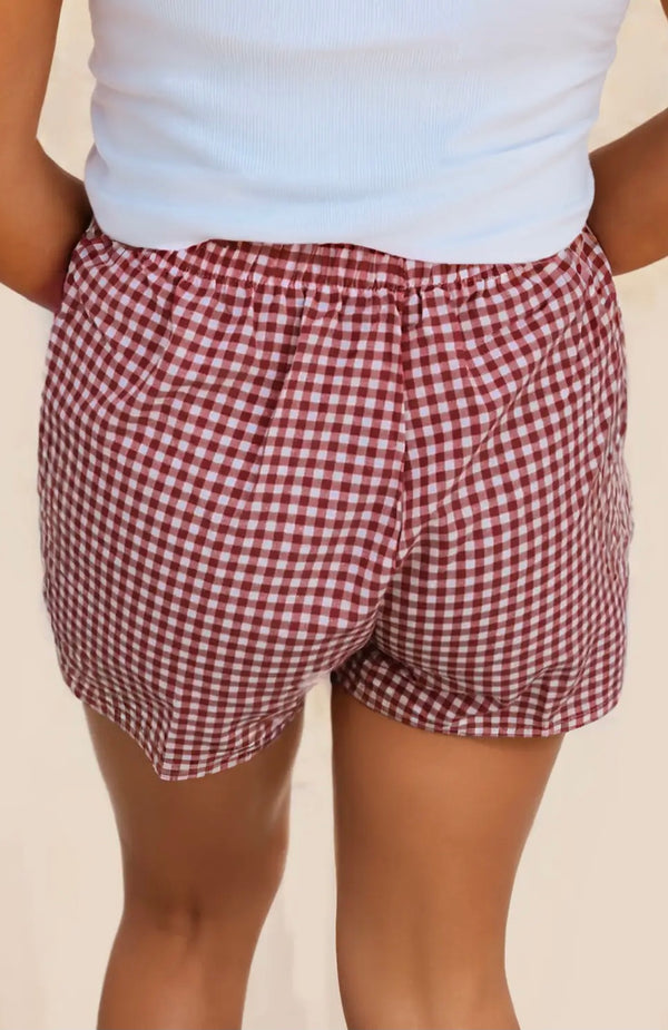 Perry Plaid Gingham Shorts