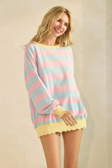 Payton Striped Knit Top