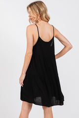 Babydoll Black Cami Mini Dress