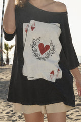 Ace of Hearts Graphic Tee