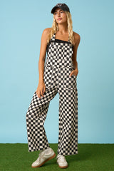 Checkered Race Day Overalls