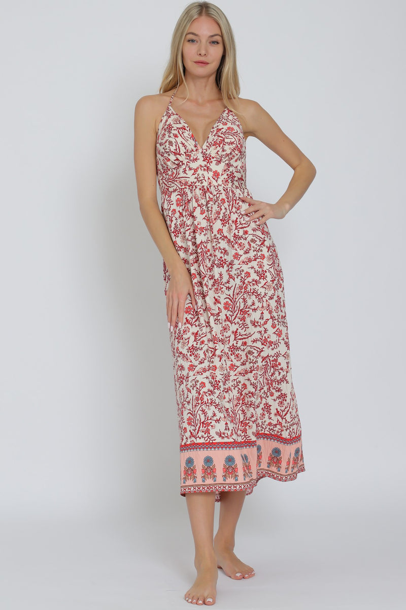 Capri Halter Midi Dress
