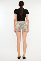 Kancan Leopard Sand Shorts