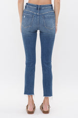 Mica Mid Rise Crop Skinny Jeans