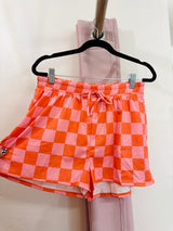 Sherbet Checkered Shorts￼