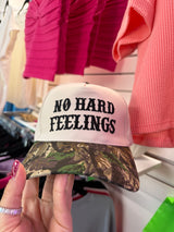No Hard Feelings Canvas Hat