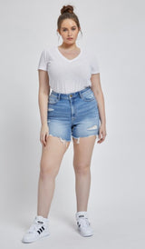 Mica Medium Wash Plus Shorts