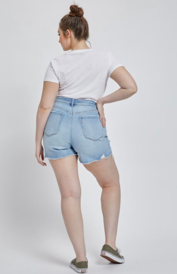 Mica Light Wash Plus Shorts