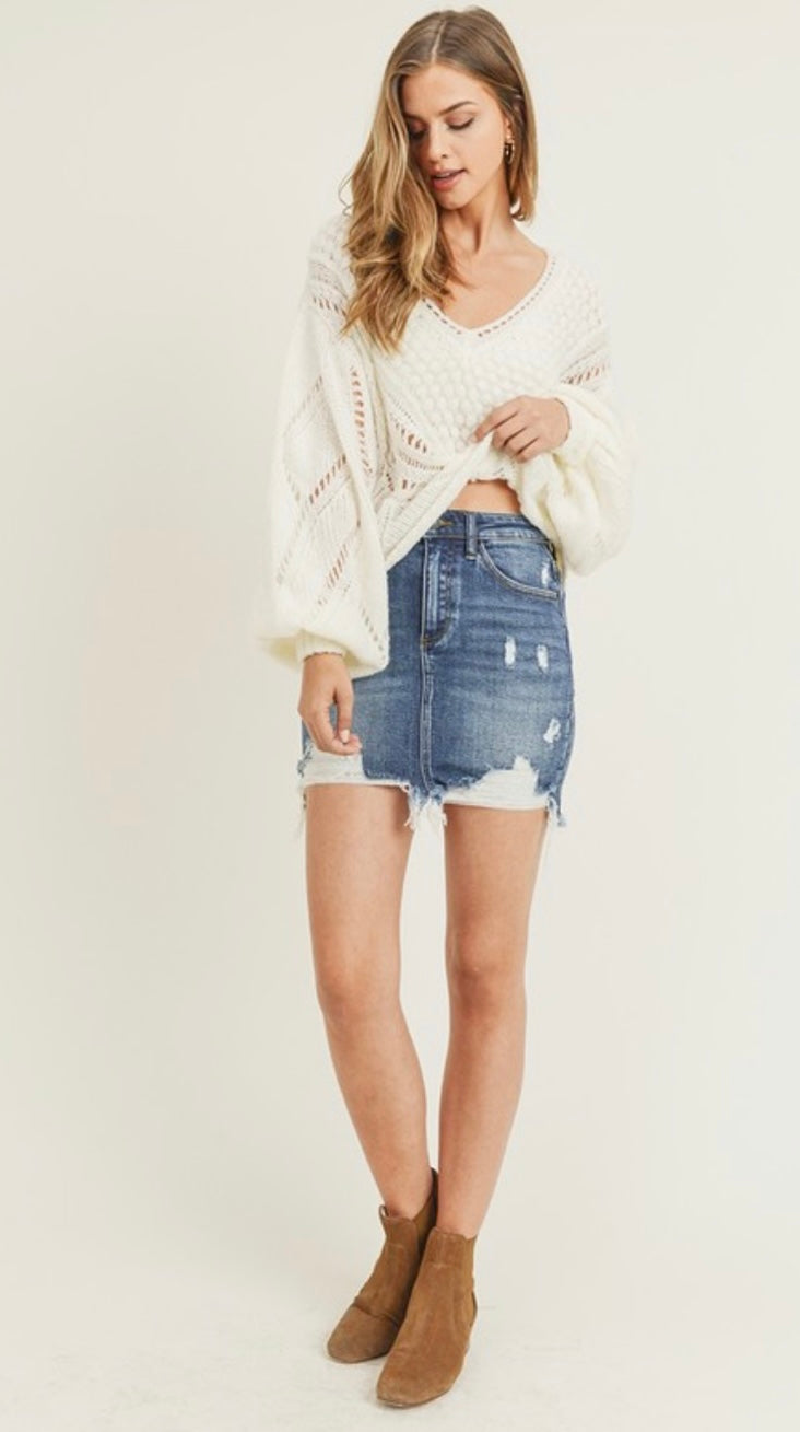 Delia Denim Skirt