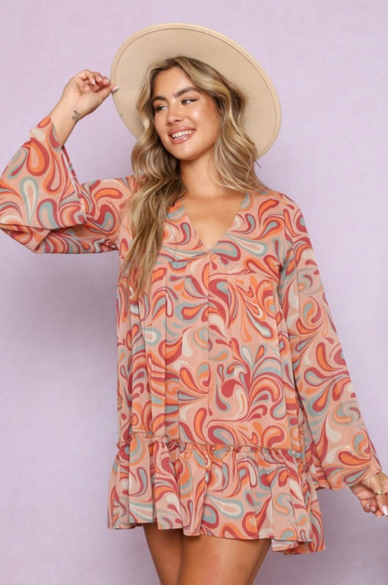 It’s All Groovy Baby Dress