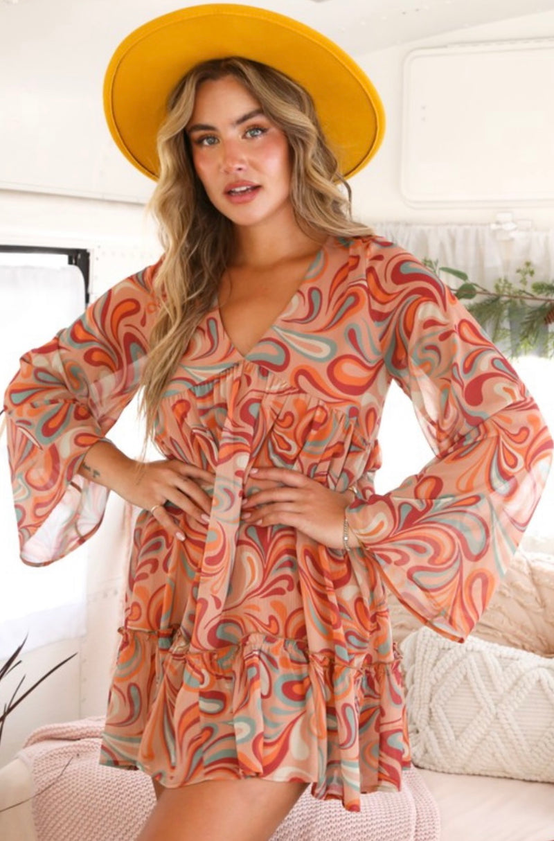 It’s All Groovy Baby Dress