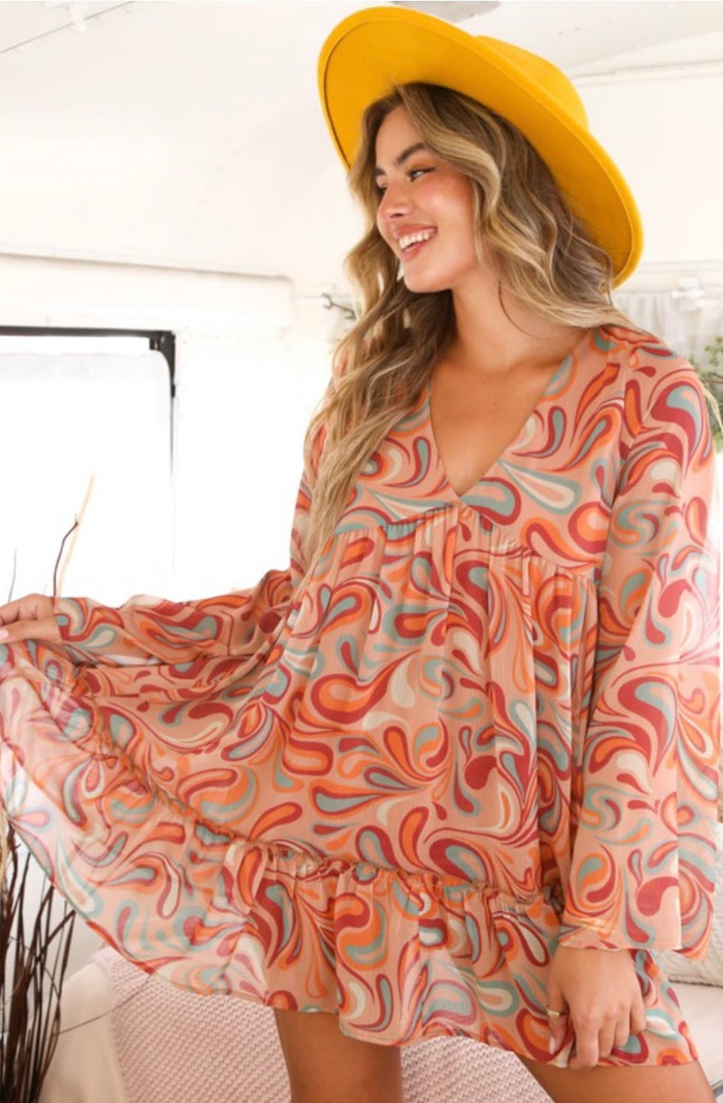 It’s All Groovy Baby Dress