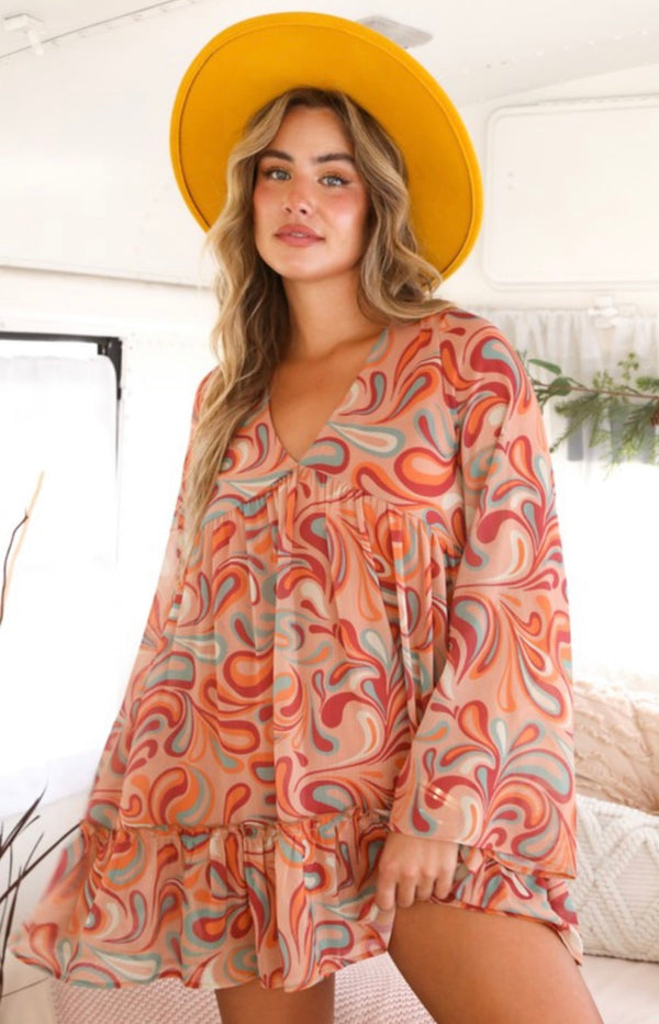 It’s All Groovy Baby Dress