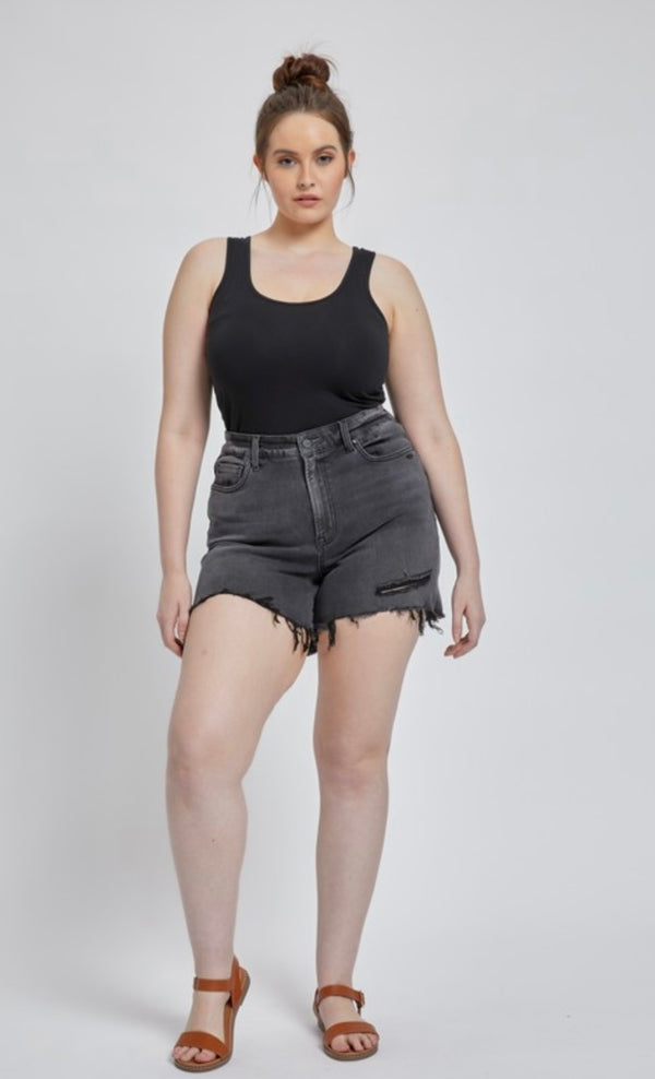 Mica Vintage Black Plus Shorts